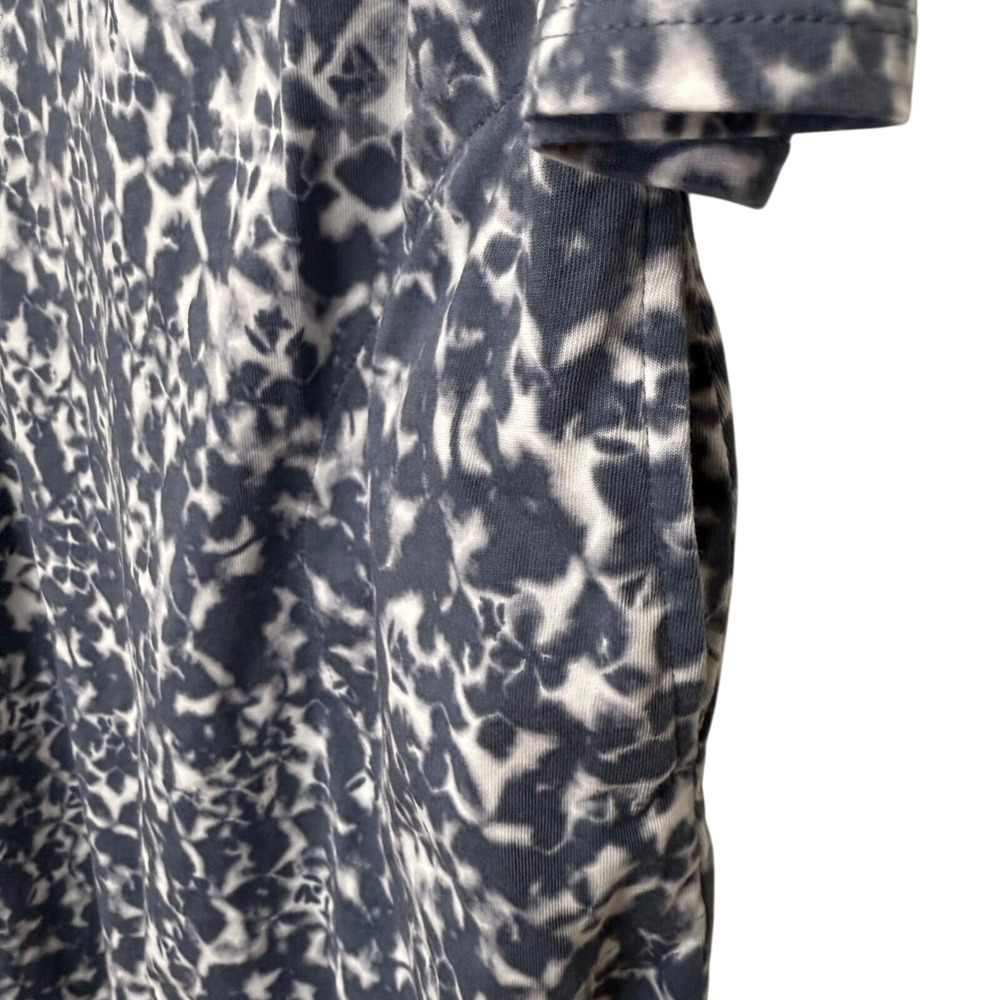 Pure Jill Women's Baby Doll Dress XS Petite Knit Watercolor Tye Dye Print - Picture 3 of 6